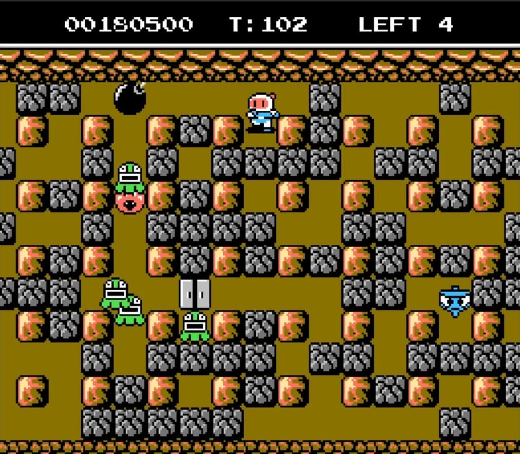 Bomberman 2 - геймплей игры Dendy\NES